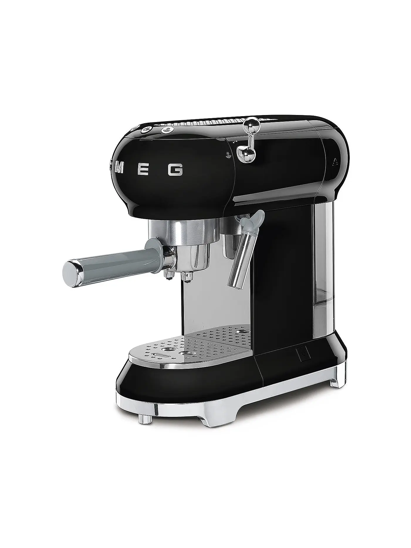 SMEG | Espresso-Kaffeemaschine 50s Retro Style Schwarz ECF01BLEU | 